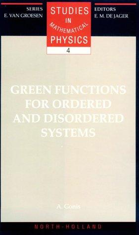 Cover of Green functions for ordered and disordered systems