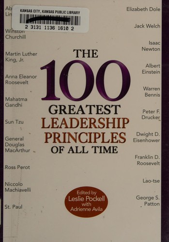 Cover of The 100 greatest leadership principles of all time