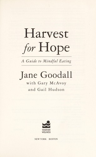 Cover of Harvest for Hope