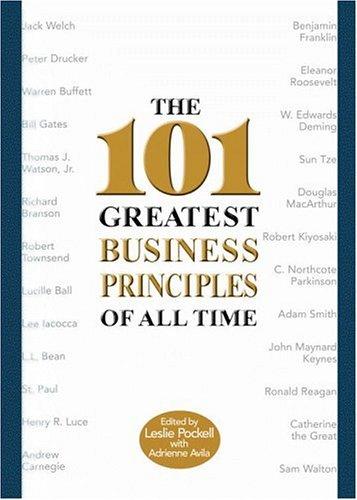 Cover of The 101 greatest business principles of all time