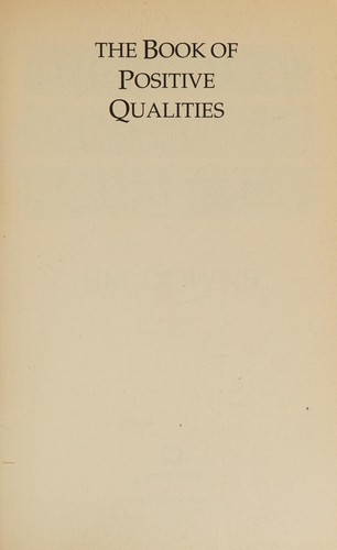 Cover of The book of positive qualities