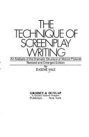 Cover of The technique of screenplay writing