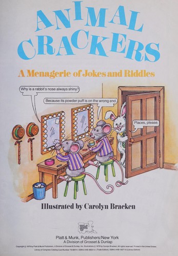 Cover of Animal crackers