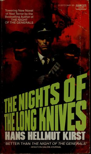 Cover of The nights of the long knives