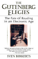 Cover of The Gutenberg Elegies