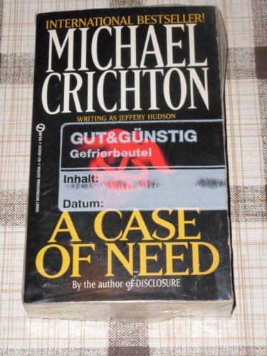 Cover of A Case of Need