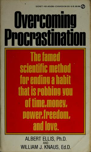 Cover of Overcoming procrastination
