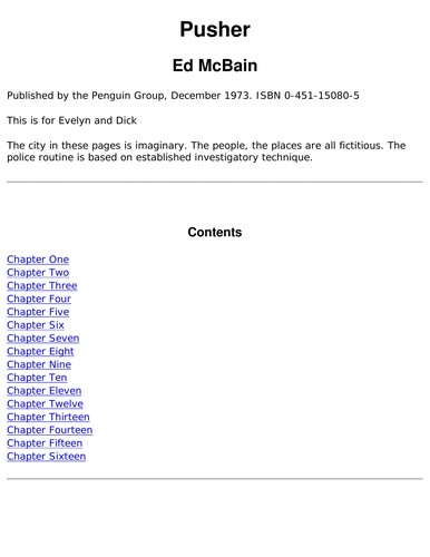 Cover of The Pusher
