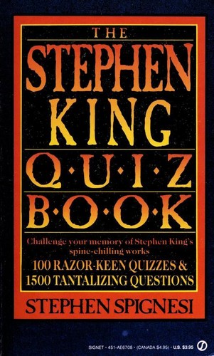 Cover of The Stephen King Quiz Book