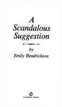 Cover of A Scandalous Suggestion