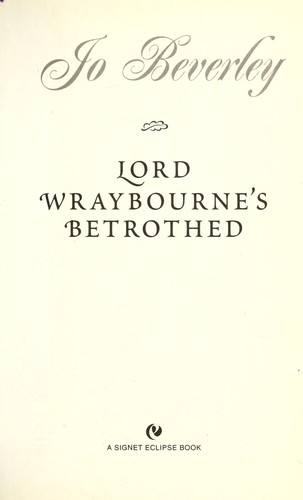Cover of Lord Wraybourne's Betrothed