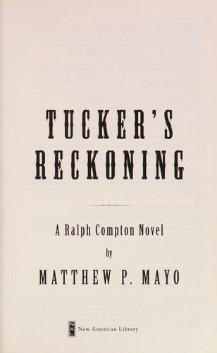 Cover of Tucker's reckoning