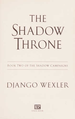 Cover of The shadow throne