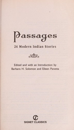 Cover of Passages