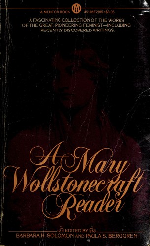Cover of Mary Wollstonecraft (Mentor Books)