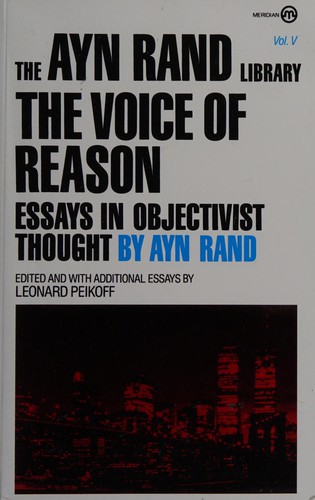 Cover of The Voice of Reason: Essays in Objectivist Thought