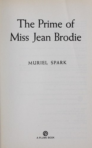 Cover of The Prime of Miss Jean Brodie