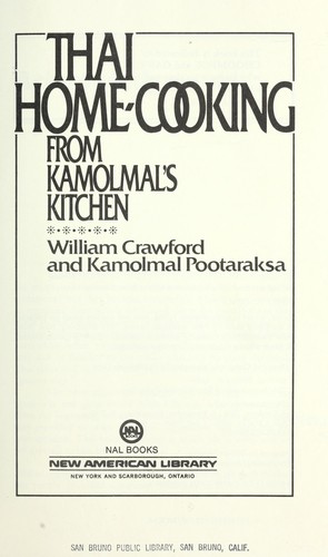 Cover of Thai Home Cooking from Kamolmal's Kitchen