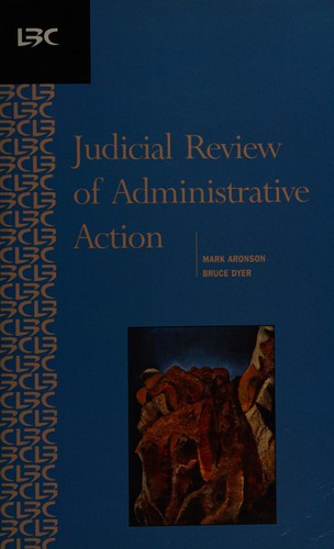 Cover of Judicial review of administrative action
