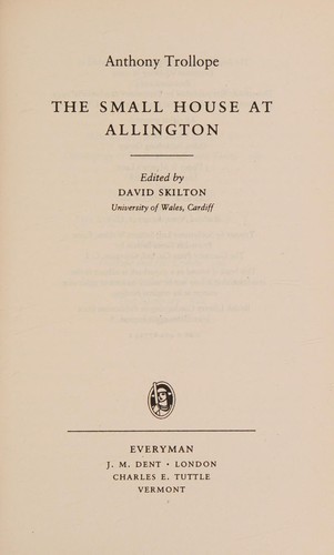 Cover of The Small House at Allington