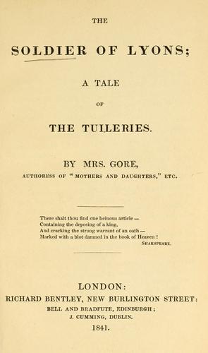 Cover of The soldier of Lyons