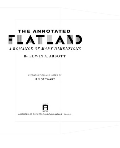 Cover of The Annotated Flatland: A Romance of Many Dimensions