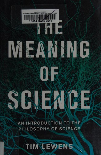 Cover of The meaning of science