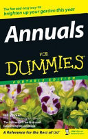 Cover of Annuals for Dummiesreg;