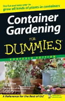 Cover of Container Gardening for Dummiesreg;