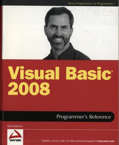 Cover of Visual Basic 2008 Programmer's Reference