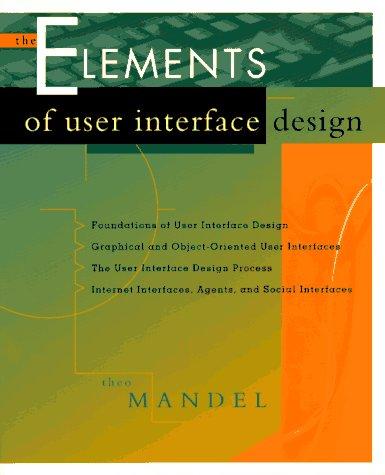 Cover of The elements of user interface design