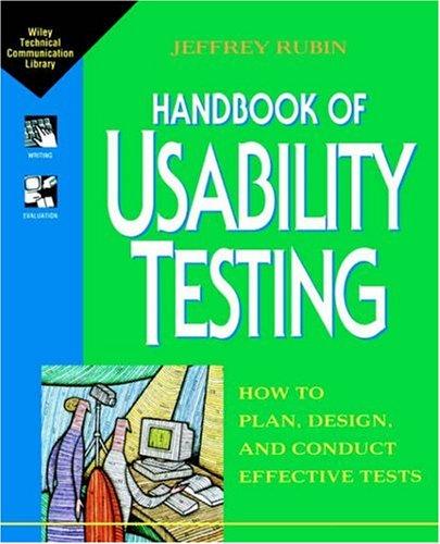 Cover of Handbook of usability testing