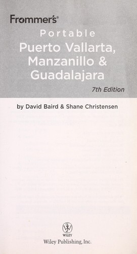 Cover of Frommer's Portable Puerto Vallarta, Manzanillo & Guadalajara