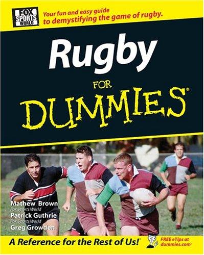 Cover of Rugby for dummies