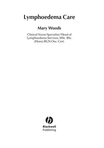 Cover of Lymphoedema Care