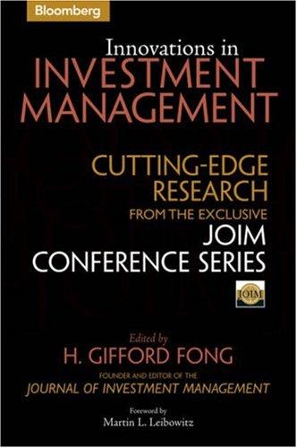 Cover of Innovations in Investment Management