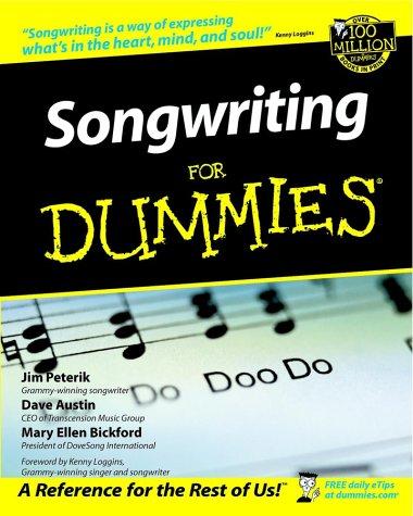 Cover of Songwriting for dummies