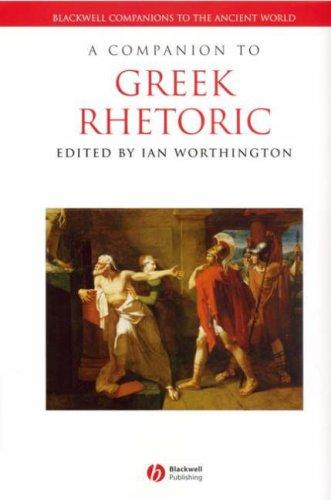Cover of A companion to Greek rhetoric