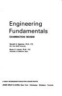 Cover of Engineering fundamentals