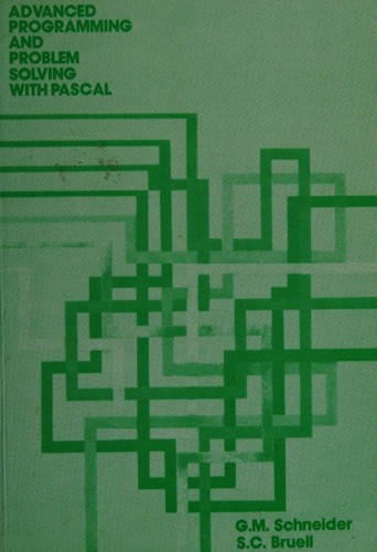 Cover of Advanced programming and problem solving with PASCAL