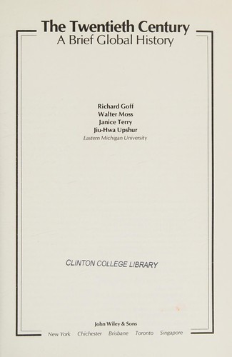 Cover of Twentieth Century