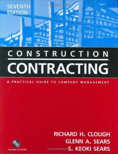 Cover of Construction contracting