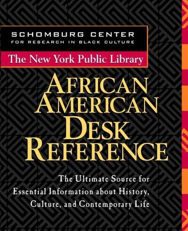 Cover of The New York Public Library African American desk reference