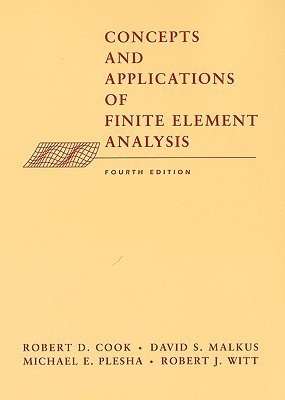 Cover of Concepts and Applications of Finite Element Analysis