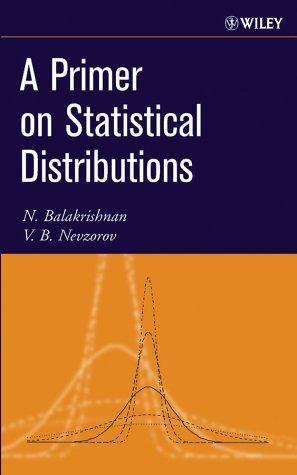 Cover of A Primer on Statistical Distributions