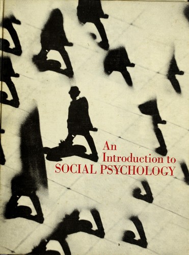 Cover of An introduction to social psychology