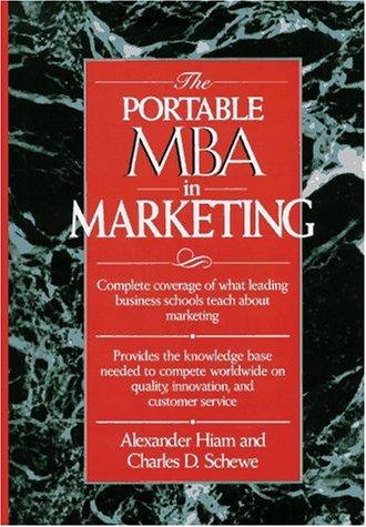 Cover of The portable MBA in marketing