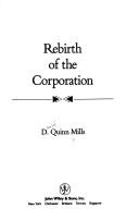 Cover of Rebirth of the corporation