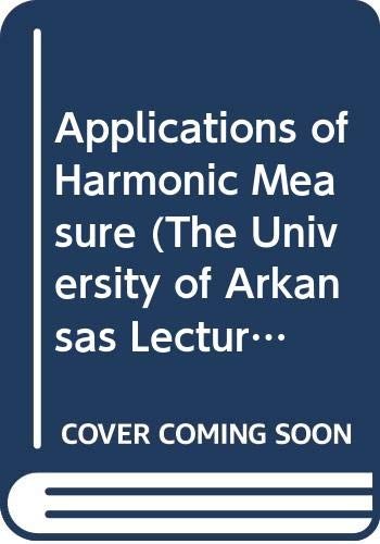 Cover of Applications of harmonic measure