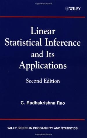 Cover of Linear statistical inference and its applications